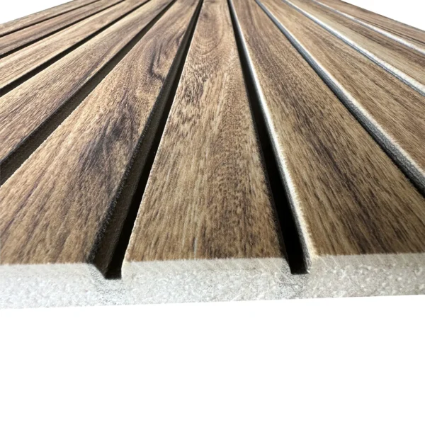 Acoustic Panels Wood-look EPS Oak – Sound insulation / Waterproof – For Interior/Exterior – 50x120x2cm - Image 3