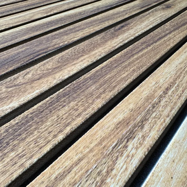 Acoustic Panels Wood-look EPS Oak – Sound insulation / Waterproof – For Interior/Exterior – 50x120x2cm - Image 4