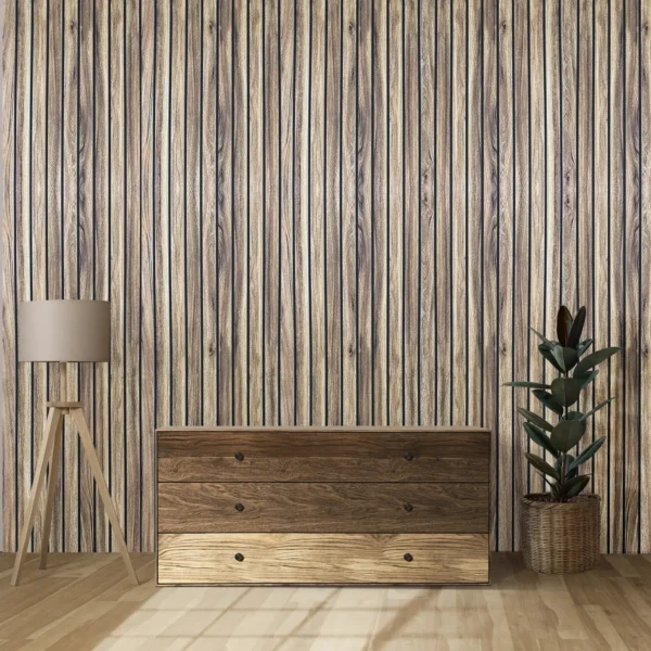 Acoustic Panels Wood-look EPS Oak – Sound insulation / Waterproof – For Interior/Exterior – 50x120x2cm - Image 2