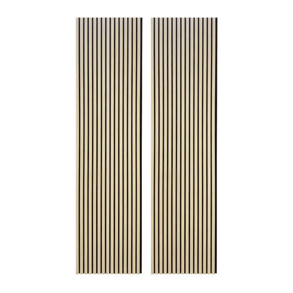 Panneaux acoustiques – Panneaux muraux en bois chêne clair 3 faces - Image 4