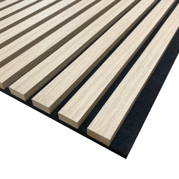 Panneaux acoustiques – Panneaux muraux en bois chêne clair 3 faces - Image 3