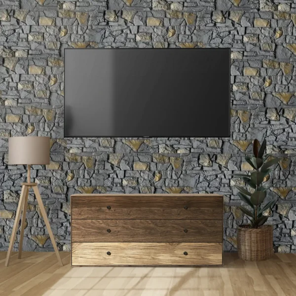 Arizona Dark – Brick Strips 3D Wall Panel - Image 2
