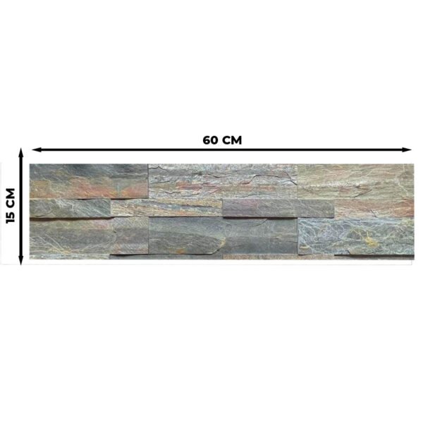 Zelfklevende Natuursteen Wandtegel – Burning Forest Fire UHK – 60x15cm - Image 2