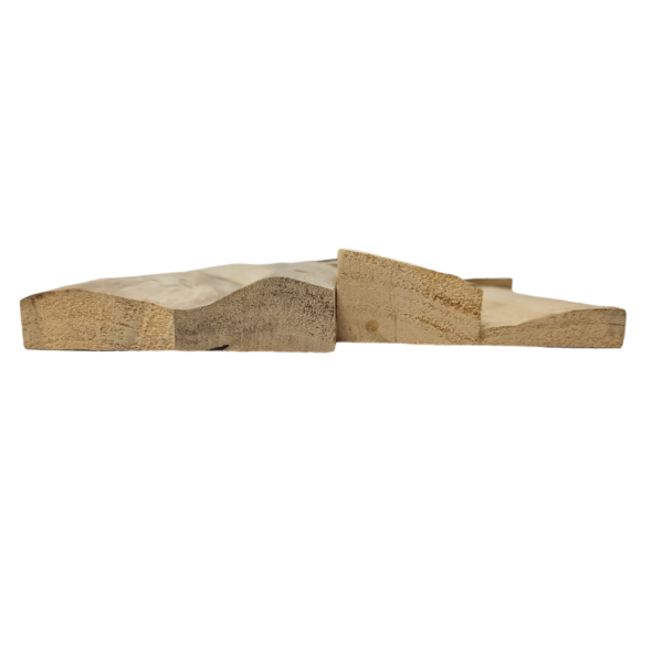 Houtstrip Goud – TeakHout – Voor Interieur – 54x18x4,5cm - Image 3