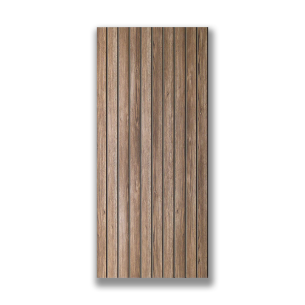 Panneaux acoustiques EPS Chêne foncé – Insonorisation / Etanchéité – Intérieur/Extérieur – 50x120x2cm