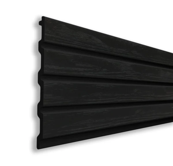 Panneaux PVC Aku Noirs – Dépoussiérés – Pour l’intérieur – 20x270x1cm - Image 2